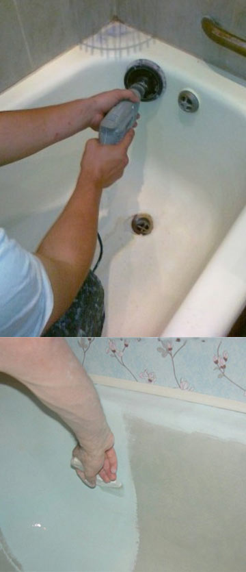 Як реставрують ванну наливним акрилом